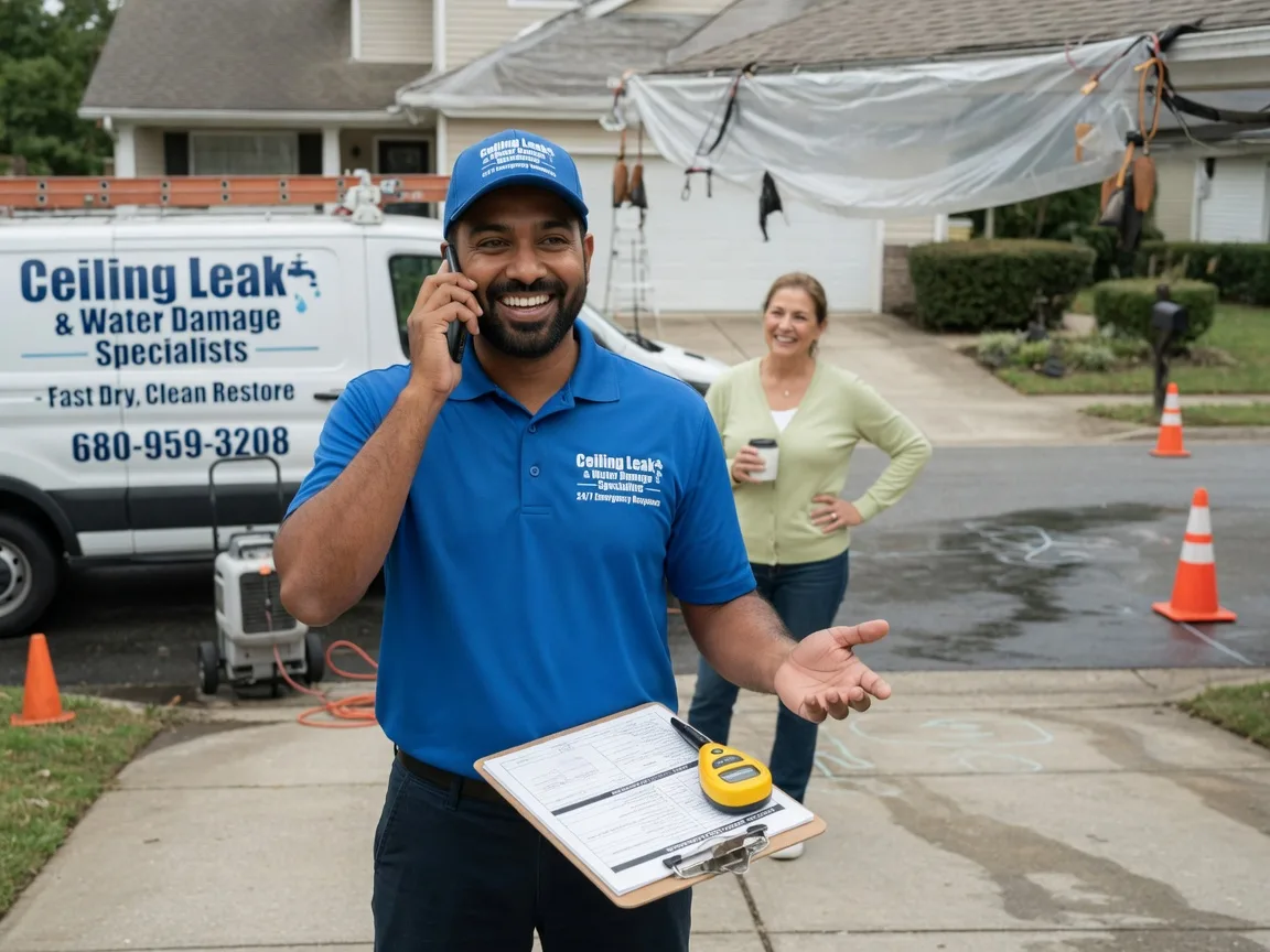 Ceiling Leak Cleanup Trent, TX FAQs